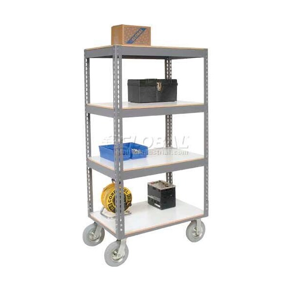 Global Industrial Boltless Shelf Truck, Steel, 36 in L, 18 in W, 68 in H 330412 - main